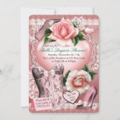 Lingerie et Bachelorette Fête Douche invitations (Devant)