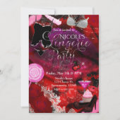 Lingerie et bonbons Filles Invitation Flyer (Devant)