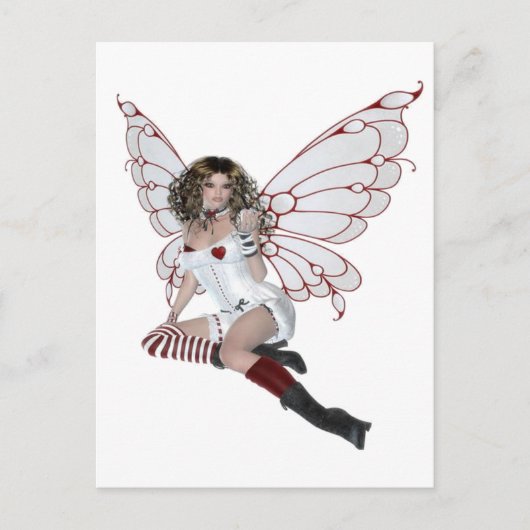 Lingerie Fairy Briefkaart (Voorkant)
