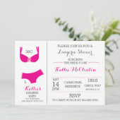 Lingerie Fête des mariées Bachelorette Invitations (Debout devant)