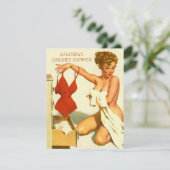 Lingerie nuptiale invitation à la douche (Debout devant)