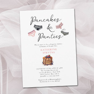 Lingerie Party Pannenkoeken Panties Chic Vrijgezel Kaart