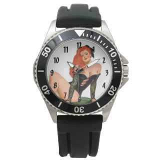 Lingerie Retro Pinups Horloge