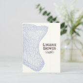Lingerie Shower Briefkaart (Staand voorkant)