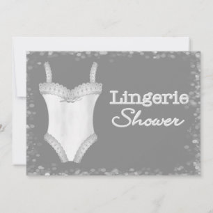 Lingerie Shower-uitnodigingen Kaart