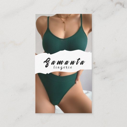 Lingerie visitekaartje (Voorkant)