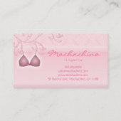Lingerie Visitekaartje Damask Bra Pink (Achterkant)
