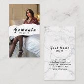 Lingerie Zakelijke Kaart Visitekaartje (Voorkant / Achterkant)