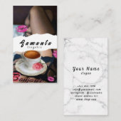 Lingerie Zakelijke Kaart Visitekaartje (Voorkant / Achterkant)
