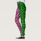 Linggroen - Hot Pink Leopard Animal  Leggings (Links)