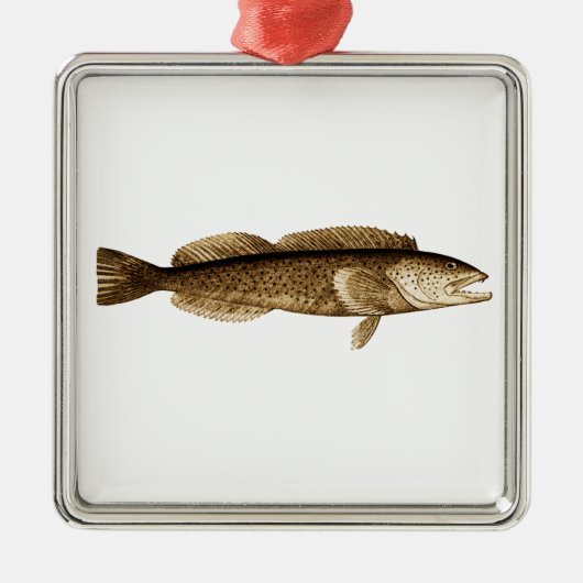 Lingkabeljauw Logo Metalen Ornament (Voorkant)