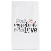 L'ingrédient clé est l'amour Valentine | Sac Cadea (Dos)