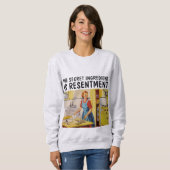 L'INGRÉDIENT SECRET EST RESENTMENT RETRO T-SHIRTS (Devant entier)