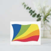 Lingua Franca Nova Flag Briefkaart (Staand voorkant)