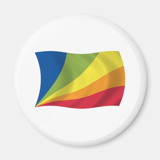 Lingua Franca Nova Flag Magnet Magneet (Voorkant)