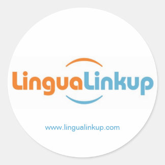 Lingua Linkup ronde stickers