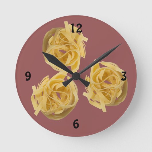 Linguine Classic Clock Ronde Klok (Voorkant)