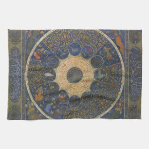  linialen horoscoop, Antiek islamitische dierenrie Theedoek