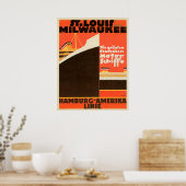 Linie Hambourg-Amérique ~ Poster (Cuisine)