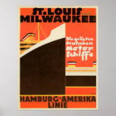 Linie Hambourg-Amérique ~ Poster (Devant)