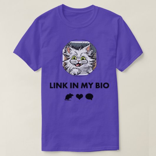 Link in Bio T-shirt (Design voorkant)