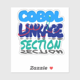 Linkage Section in Cobol Programming Sticker