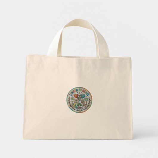 Linked by Heart – Unbreakable Connection Mini Tote Bag (Voorkant)
