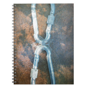 Linked Carabiners Art Print Notitieboek