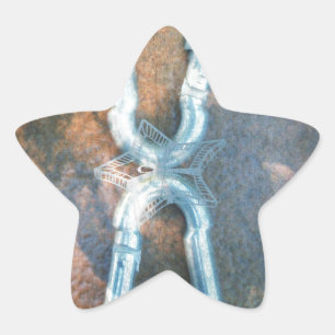 Linked Carabiners Art Print Ster Sticker