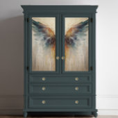 LINKER ENGEL VLEUGEL ETHERISCH Abstract impression Tissuepapier