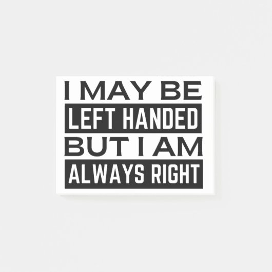 Linker Hander's Post-it® Notes (Voorkant)