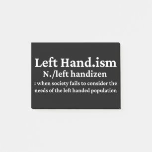 Linker Hander's Post-it® Notes