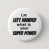 Linker Hander's Ronde Button 5,7 Cm (Voorkant)