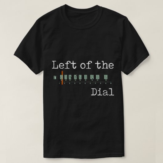 Linker van de Wijzerplaat T-shirt (Design voorkant)