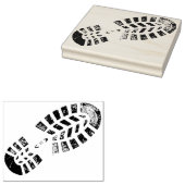 Linker voetafdruk ontwerp stempel (Gestempeld)