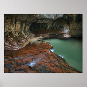 Linker vork Zion National Park, Utah Poster
