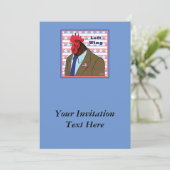 Linker Wing Rooster Kaart (Staand voorkant)