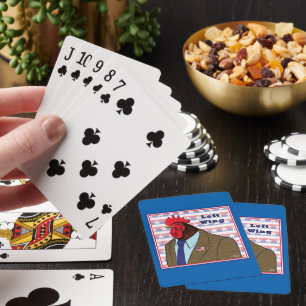 Linker Wing Rooster Pokerkaarten