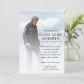 linker zijfoto-herdenkingskaart programma (Staand voorkant)