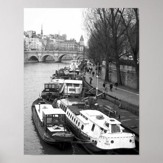 Linkerbank, Parijs Poster (Voorkant)