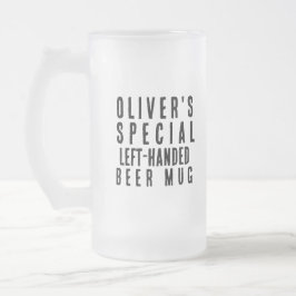 Linkerbediend Novelty Gift Funny Matglas Bierpul