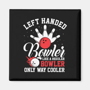 Linkerhand Bowler Cool Bowling Pins Strike Sport Magneet
