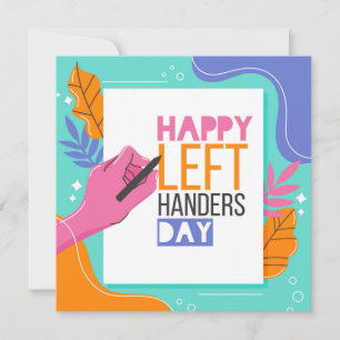 Linkerhand dag feestdagenkaart