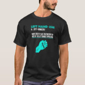 Linkerhand definitie linker linker linker handje t-shirt (Voorkant)