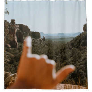 Linkerhand Douchegordijn