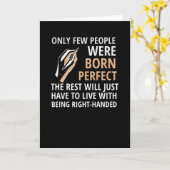 Linkerhandbediende Persoon Gifts Proud Lefty Linke Kaart (Gele Bloem)