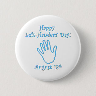 Linkerhanders Dag Ronde Button 5,7 Cm