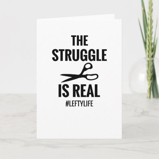 Linkerhandgeschenken | Linkerlinkse lafheid links Kaart (Voorkant)