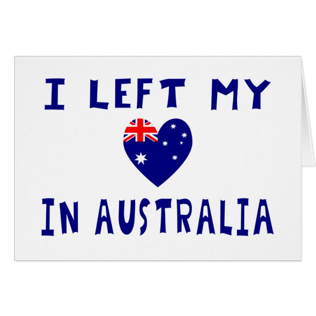 Linkerhart Australië (Voorkant Horizontaal)
