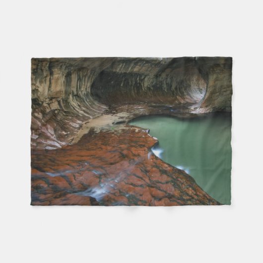 Linkervork | Nationaal Park Zion, Utah Fleece Deken (Voorkant (Horizontaal))